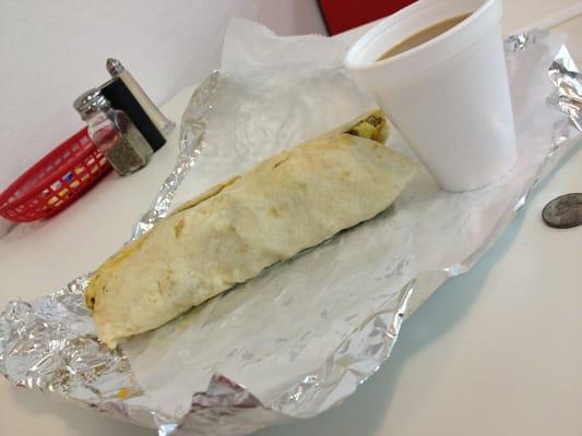 Huge! Yummy coffee too!