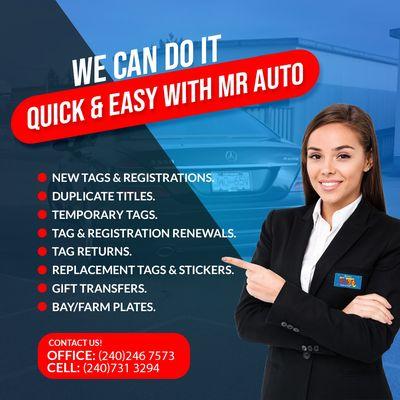 Mr. Auto Tag & Title Service