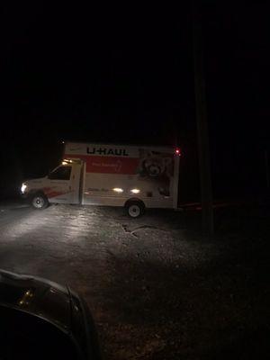 U-Haul stranded without help from A&R Towing.