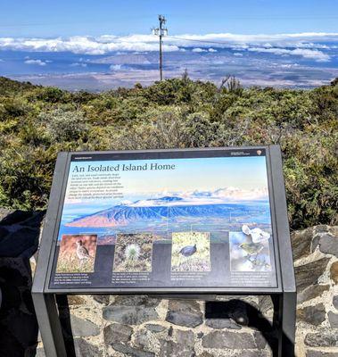 Signage at Haleakalā National Park Visitor Center and Headquarters