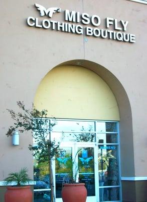 This is what the store looks like from the outside.