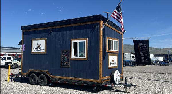 Coffee run double drive-thru