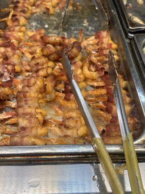 Old looking bacon wrapped shrimp (picture doesn't do it justice)