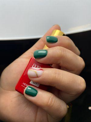 The best Russian Manicure with designs