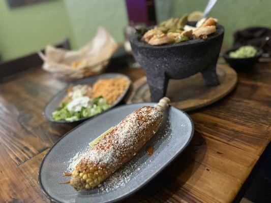 Elote & Molcajete