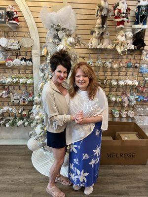 Christy (store owner pictured on the left) and are life long friends from West Virginia.