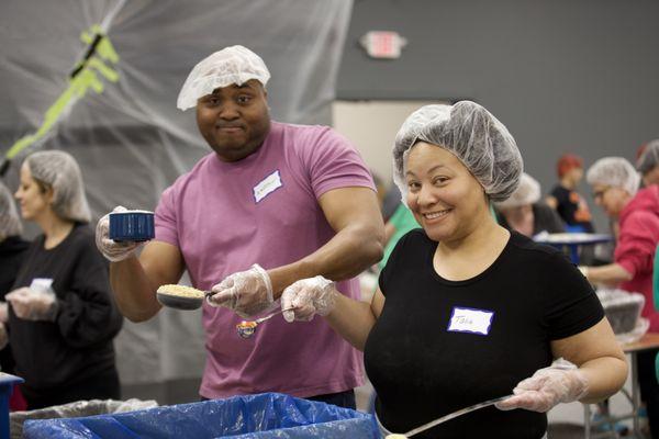 Serving with Feed My Starving Children