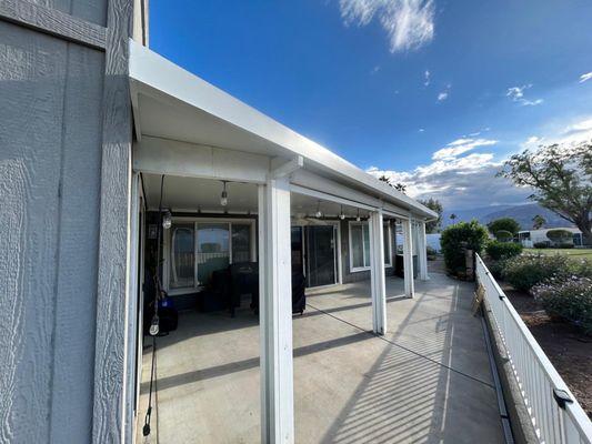 Insulated patio cover