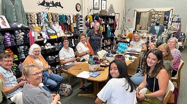 'Social Stitching' 10-2:00 each Saturday, please join us!