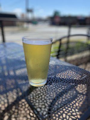 Beer on tap