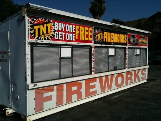 TNT Fireworks Shacks