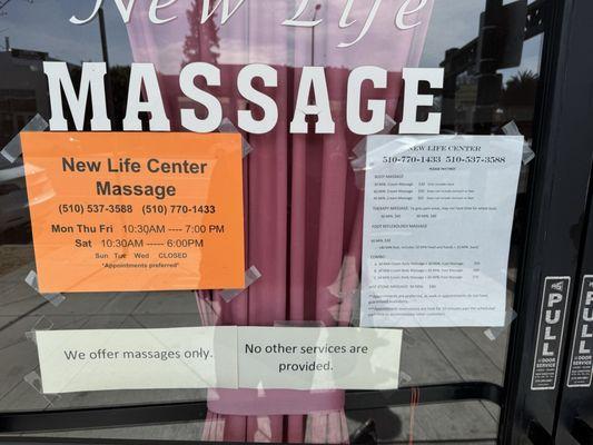 New Life Center Massage