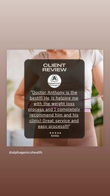 Testosterone replacement therapy and weight loss reviews. Real clients real results