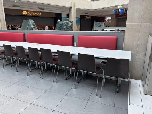 Pentagon city mall benches