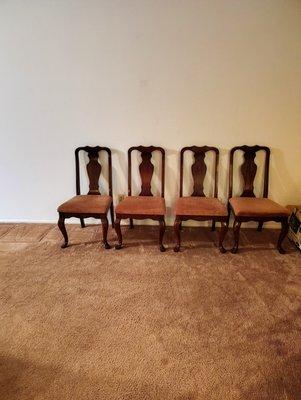 Queen Anne Dining Room Chairs