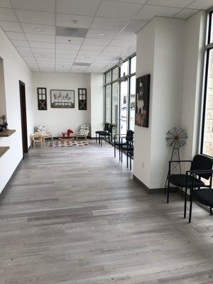 Kid friendly waiting room