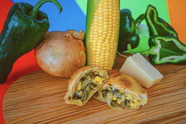 Our Irresistible New Flavor: Poblano Peppers with Cheese, Corn, and Onions!