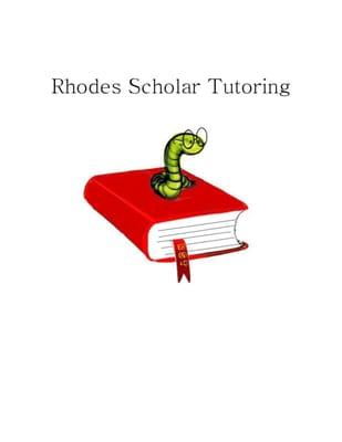 Rhodes Scholar Tutoring