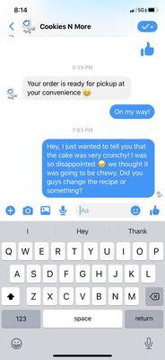 The owner saw my complaint and decided not to even respond.