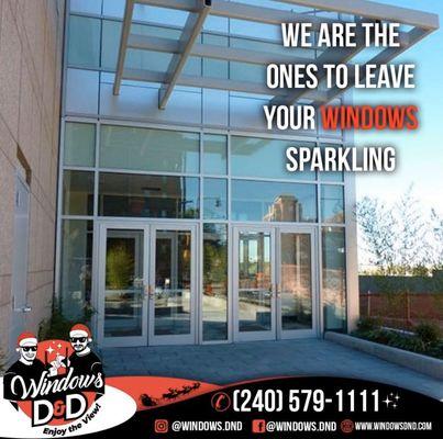 Professional commercial windows cleaning