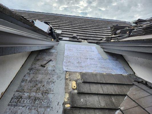 Second under layment.