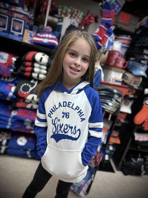 Kids Lightweight Sixers Hoodie