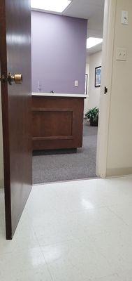 The exam room we have been in for 45 mins