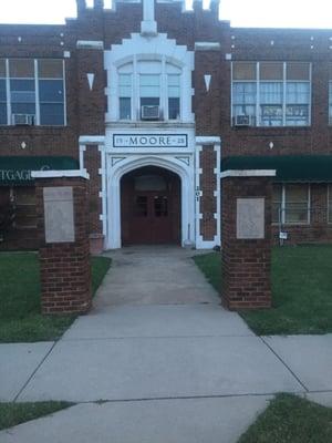 Located in the Old Moore High School.