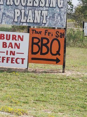 The sign pointing to the place