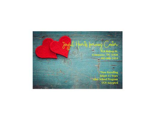 Joyful Hearts Learning Center Daycare