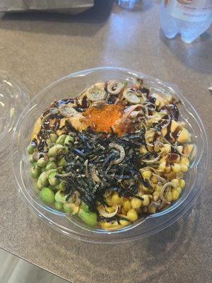 Make Create Your Own Poke Bowl - 3 proteins and lots of toppings