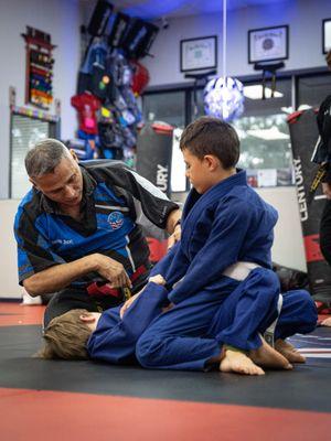 Personal Training in every Class helps the kids gain a perspective of the goal.