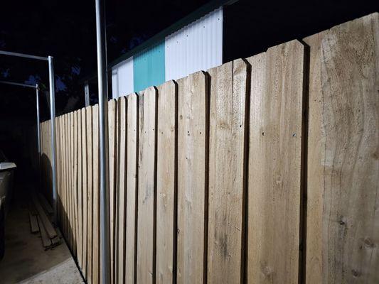 Board on Board fence