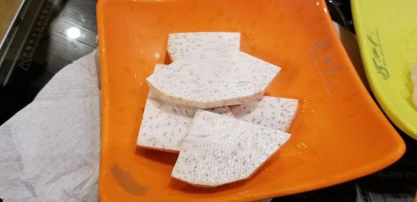 Taro, best when cooked well and soft