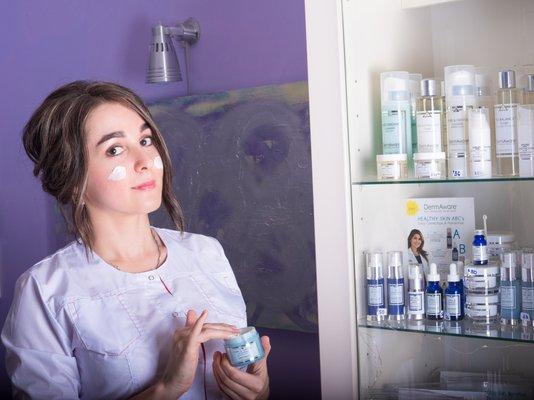 I am proud to carry Dermaware Bio-Targeted Skin Care at my Studio. This is truly the best skin care line I have ever worked  with.