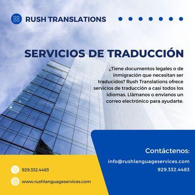 Rush Translations & Immigrant Services