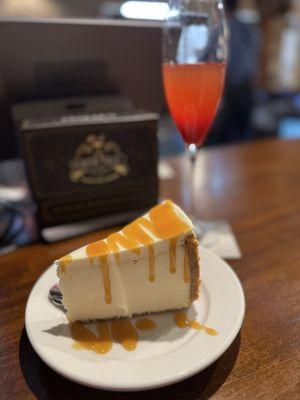 Caramel cheesecake, delicious!