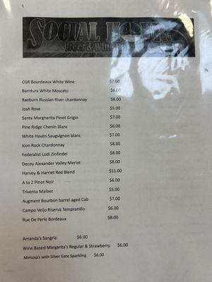 Here is our 36 tap beer menu and 16 tap wine menu