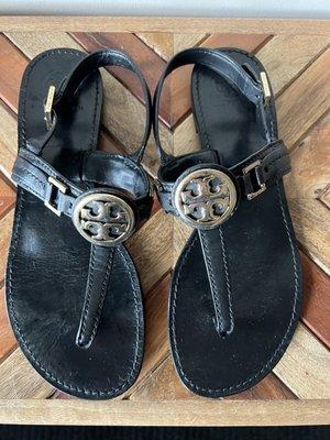 Amazing work on these sandals I've had for years. The sandals had a strap repaired, new heels added, and completely repainted.