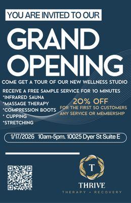 Grand Opening !!