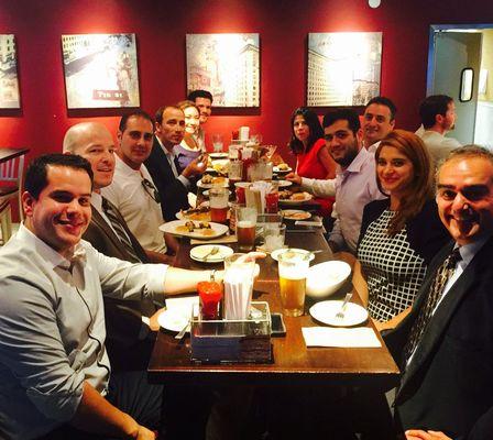 After work team meal!