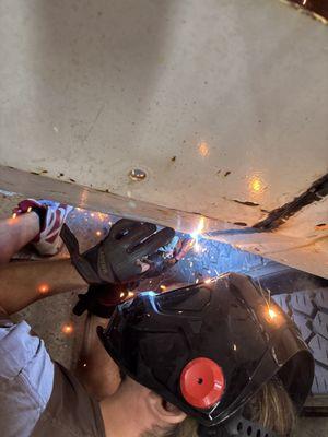 Rust removal and welding
