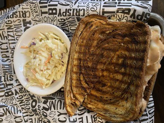 Coleslaw and the Rachel sandwich