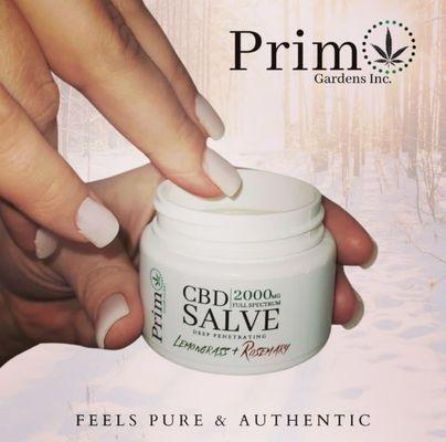 Come try our Salves for your daily aches and pains! We promise you won't be disappointed! ALSO AVAILABLE IN (thc free) VERSION!