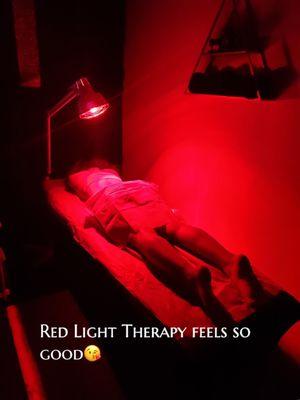 Body aches come relax under some Red Light Therapy