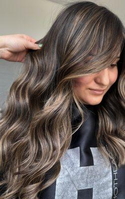 This amazing color was done with 15 foils