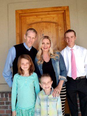 My happy clients were moving from out of state. Here they are together after we found a home.