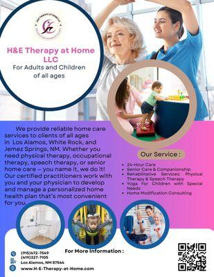 H&E Therapy at Home
