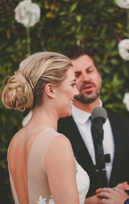 Wedding updo