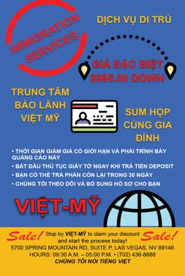 Immigration Services Specials